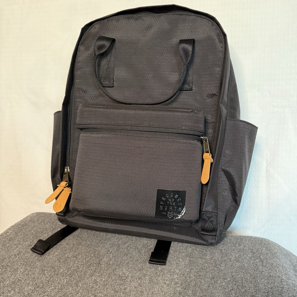 Elkin Diaper Bag, black sustainable Backpack Elkin Bag
